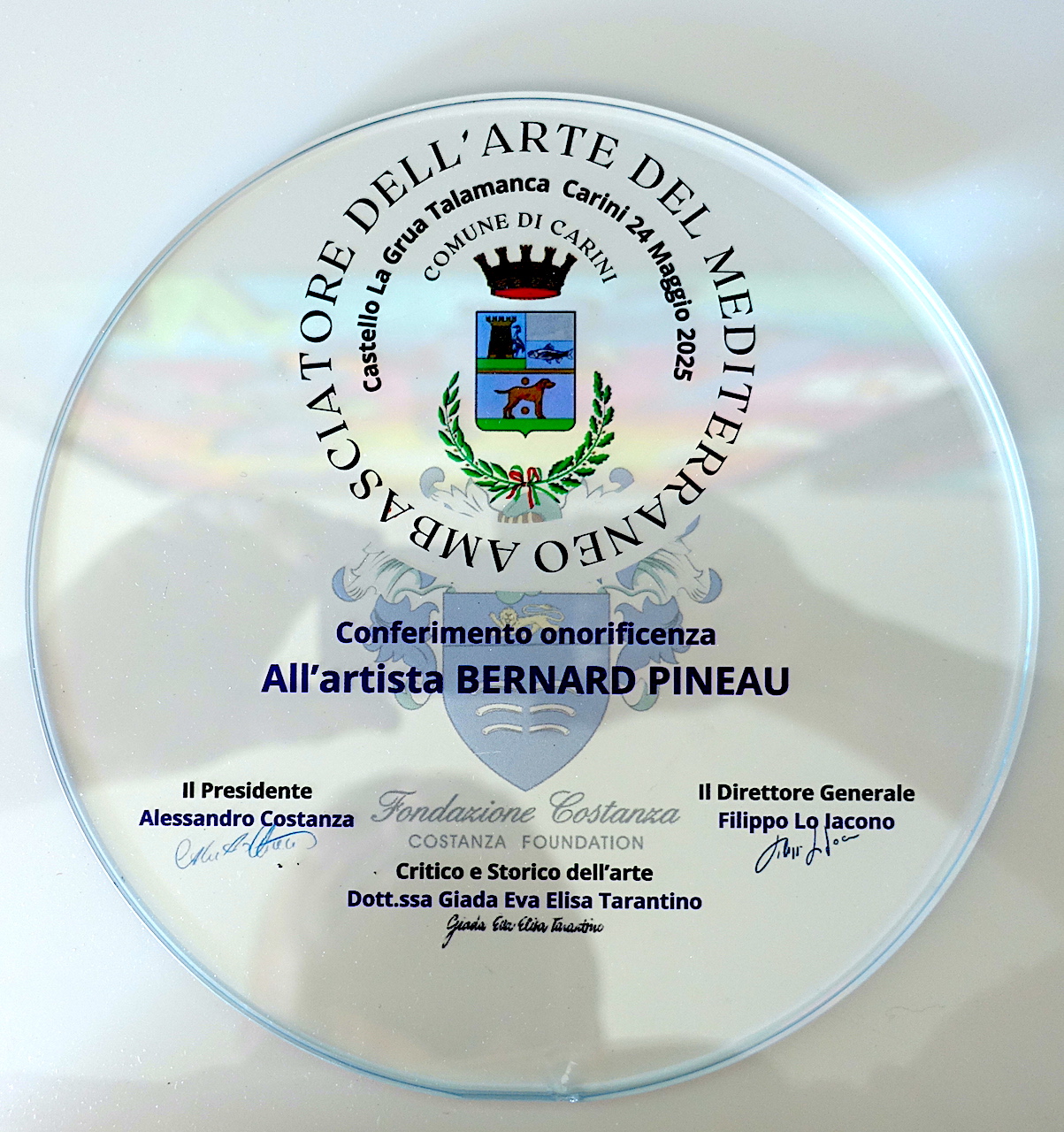 BD096 2025 Ambassadeur de l'art Palerme Italie