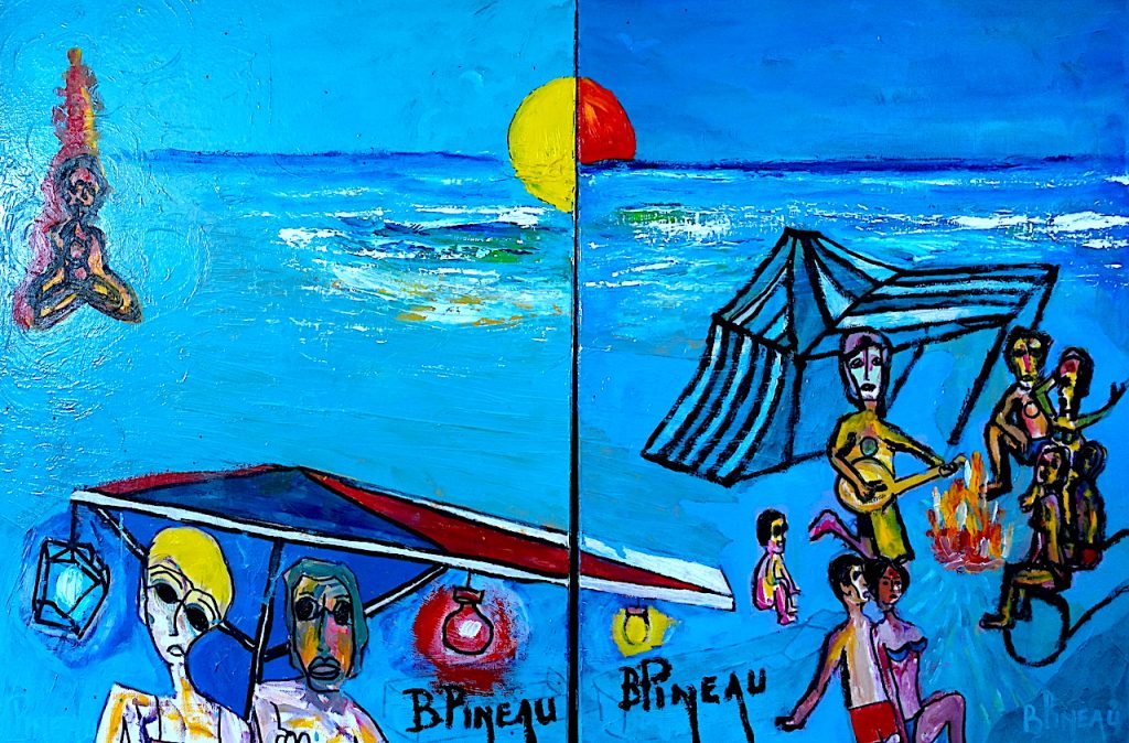 D198P20 Feux ---===--- « La Nature du feu dans le bouddhisme tibétain désigne la qualité intrinsèque du feu permettant de brûler et d'agir. Dans le vaishnavisme, elle est perçue comme une métaphore de pouvoir purificateur et transformateur. Les Puranas décrivent ses caractéristiques comme créateur et destructeur, ainsi que son éclat divin. Selon le vedanta, elle se rapporte à des qualités telles que la respiration et la parole. Dans l'histoire de l'Inde, le feu (Agni) est indispensable dans les rituels, représentant la volonté et servant de lien entre les dieux et les hommes. » Au début était le verbe et au début était le feu. Soyons conscients de la puissance de nos paroles.