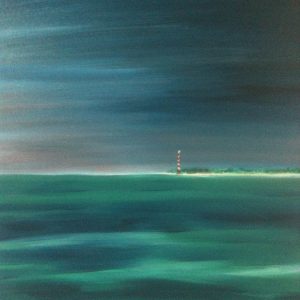 VENDU H004F12 Phare sous l'orage -=- Dans l’océan de nos existences, parfois sous l’orage, le phare et son éclairage peuvent nous éviter le naufrage. La lumière du sage nous guide avec bienveillance et expérience. L’orgueilleux, qui n’écoute que lui-même, est en péril.