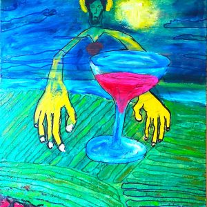 H011P20 Gironde et Graal -=- Le mystère de l’Eucharistie, « Ceci est mon sang … » « Prenez et buvez en tous… ». Pour les Védas, le TAO, l’Alchimie ou le chamanisme, tout est lié. Aussi le vin, découvert par les Romains, qui devient la base du rituel chrétien, reste un mystère merveilleux.