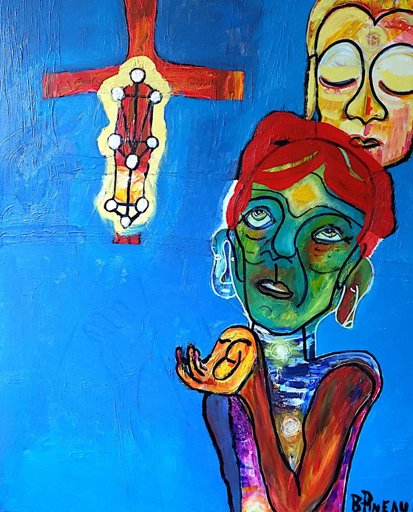 H112F40 Séphiroths et Chakras ---===--- Le Judaïsme et l'Hindouisme, les deux plus anciennes traditions religieuses décrivent à leur manière, nos centres énergétiques subtils, les Sephiroths et les Chakras. Le vécu et le ressenti de beaucoup d'entre nous en confirment l'existence. Les points communs sont plus instructifs que les différences. Ainsi on peut parler « arbre séphirothique et d’arbre chakrique ». Ce fabuleux axe vertical le long de notre colonne vertébrale. Ces deux religions fondamentales ont donné naissance à deux autres religions, la Chrétienté et le Bouddhisme. Il n’y a jamais eu séparation, pourtant cette connaissance des centres subtils semble s’être dissipée voir effacée.