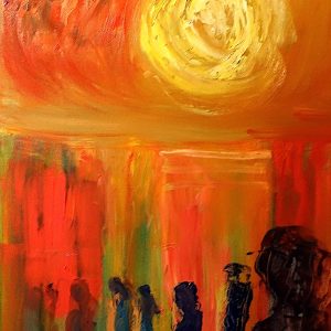 H212P20 Art Noble -=- La peinture est un art noble, trop souvent galvaudé. Si elle est pensée comme un élément de décoration, elle devient artisanat d’art. C’est un magnifique métier. Si elle est considérée comme une distraction, c’est un jeu amusant avec un résultat éphémère. Si elle est utilisée par les egos pour « réussir » et devenir célèbres, elle devient nuisible et encombrante. Si elle est vécue comme un véritable moyen d’expression, elle devient vitale, indispensable, une nourriture des âmes. Un vrai partage dans une totale liberté. Tout comme les drapeaux à prières tibétains, les tableaux ont un impact sur l’énergie d’un lieu. Au-delà des avantages fiscaux, les entreprises devraient acquérir des œuvres d’art pour le bien être de toutes et tous.