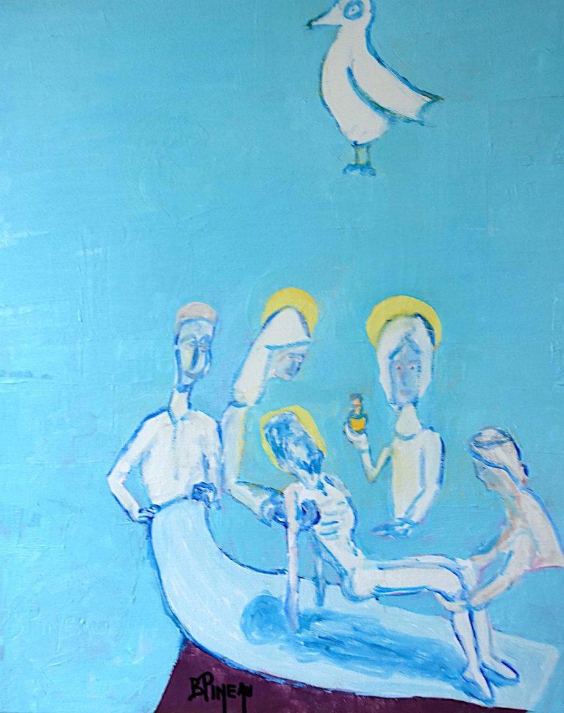 H254F25 Jésus Enbaumé