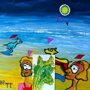 H345C80 Chiens Perdus sans colliers ---===--- Sans colliers, les chiens courent et sautent, ivres d’une liberté éphémère. Pourtant, sans colliers, ils sont perdus. Quand certains découvrent l’immense joie procurée par l’étude de la spiritualité, ils ressentent également l’ivresse de la liberté et la joie de l’âme. Il faudra éviter le piège du collier. Parfois on peut parler de deuxième naissance ou de renaissance.