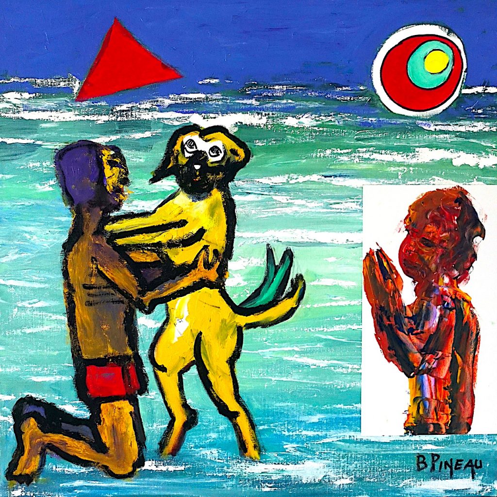 H346C70 Chiens Maîtres ---===--- Et si les chiens nous avaient rejoints par amour et pas pour la nourriture ? Pour nous enseigner l’amour inconditionnel, la loyauté en toutes circonstances.