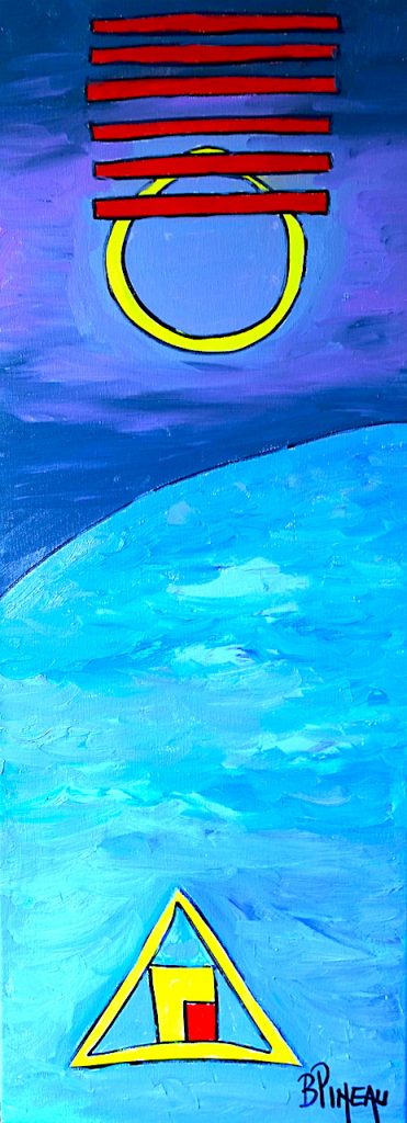 H348H80 Yin Space ---===--- Les images de l’espace devraient nous aider à mieux appréhender notre planète. En réalité, les frontières n’existent évidemment pas. Elles sont le fruit de multiples guerres inutiles déclenchées par des égos surdimensionnés. Nous sommes des héritiers de ces histoires. Depuis longtemps les sages nous enseignent que les egos séparent et comparent alors que les consciences unissent et fusionnent. Nous sommes peut être à la fin d’un cycle. On sait bien que la suppression des frontières est une utopie. Dans quelques millénaires peut être. L'aspect Yin de notre planète correspond à la prodigieuse et puissante lumière solaire qu’elle reçoit abondamment.