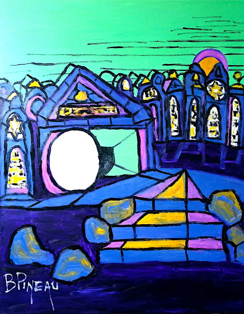 H352F30 Ouvert et Vide ---===--- Le jour se lève, voici l’aurore des nouveaux jours. Dans le cimetière juif, le tombeau du Christ est ouvert et vide.