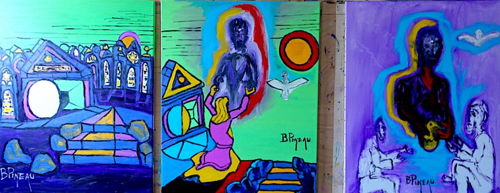 H353F30T Triptyque Apparitions