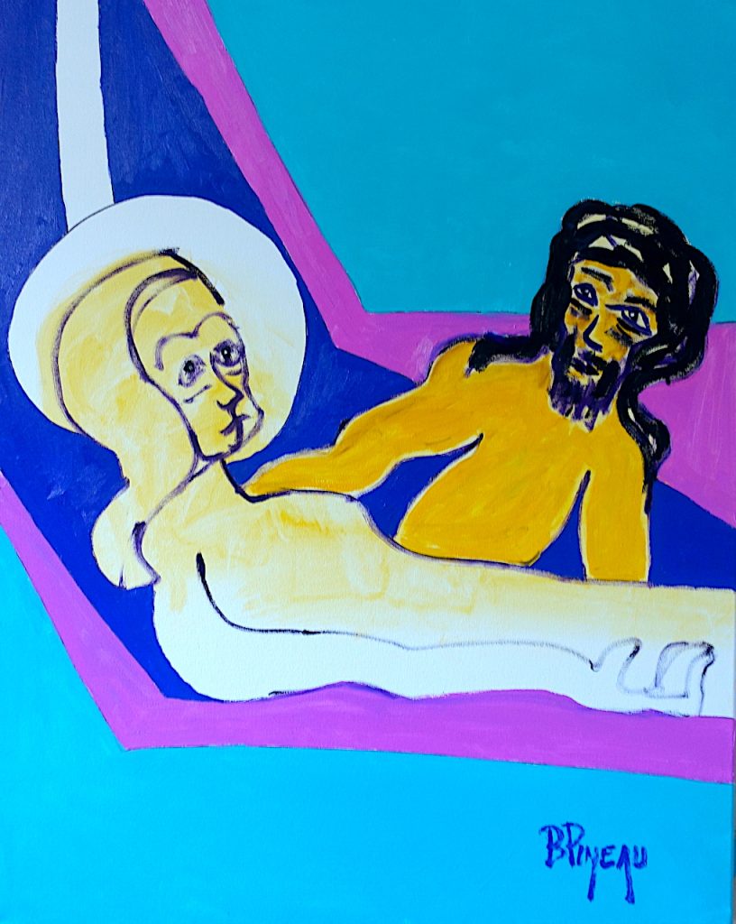 H356F30 L’Assomption de Marie ---===--- « Aucun texte du Nouveau Testament n’évoque la fin de Marie. Ce sont d’autres textes et des légendes qui ont comblé ce vide. Le 1er novembre 1950, l’église catholique sous Pie XII officialise la fête mariale le 15 aout qui existe depuis quatorze siècles en proclamant que l’Assomption doit être désormais considérée comme un dogme de foi divinement révélé par Dieu. » Extrait de Wikipédia.